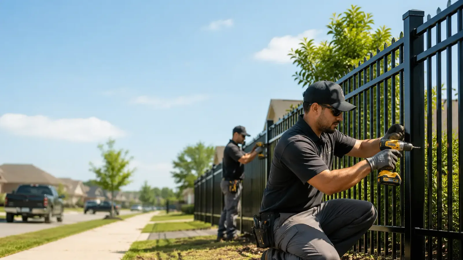 Metal Fence Installation in Dresser, WI